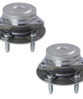 Front view of Two Piece Wheel Bearing And Hub Assembly Set For Driver Side And Passenger Side, DIY Friendly Install, Fits 2016 To 2023 Malibu, 2017 To 2018 Buick Envision, 2017 To 2019 Lacrosse, 2018 To 2020 Regal Sportback, 2020 To 2022 CT4.