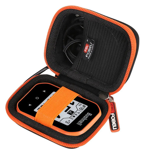 Rugged EVA Golf GPS Case For Bushnell Phantom 2 And 3 Slope And Swami KISS 2.0 Handheld Rangefinder Case Only Orange open view