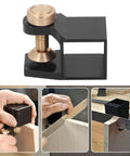 Pro Grade Dovetail Jig Marker And Saw Gauge Set For Woodworking And Furniture Building With Eight Versatile Modules close-up of marker with brass knob