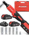 20V Cordless Ratchet Wrench Kit With A Badass Brushless Motor, 60 Ft Lbs Torque, Variable Speed, Two 2000mAh Lithium Ion Batteries