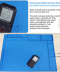 Pro Grade Large Anti Static Mat With Grounding Accessories ESD Safe Heat Resistant Silicone Soldering Mat Magnetic Work Pad