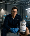 Industrial Grade Isopropyl Alcohol 99.9 percent IPA, Pro Grade Cleaning Solvent for Lab and Industrial Use, Fast Evaporating Low Residue Formula, 13.5 Fl Oz 400 mL, Single Pack bottle held in lab