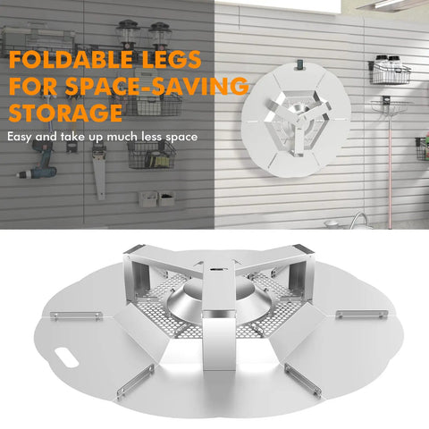 Heat Deflector For Fire Pit That Keeps Heat On The Ground, Compatible With Solo Stove Bonfire And Other 19.5 Inch Pits, Foldable Legs