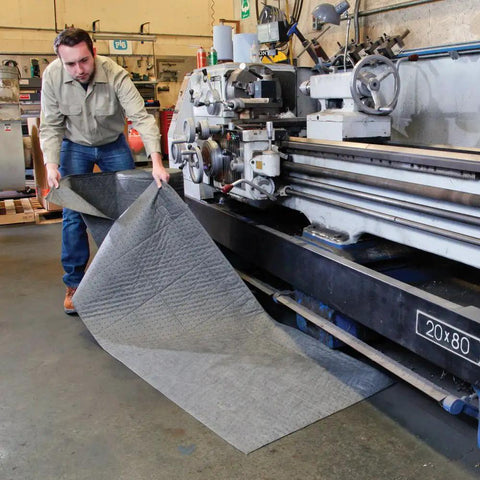 Heavy Duty Absorbent Mat Roll, 30 Inch Wide by 150 Foot Long, Lightweight Yet Durable Spill Cleanup Mat That Holds Up To 20.1 Gallons Per Roll, Multi Layer Thermally Bonded Polypropylene, MAT137