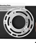 Mounting plate for Cozy Rustic Wood 3 Light Ceiling Light Fixture Semi Flush Mount Industrial Farmhouse Lamp