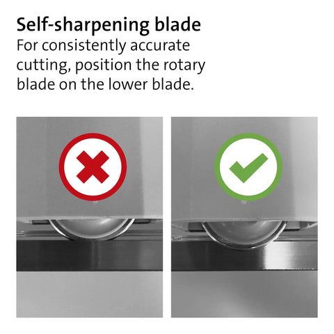 18 Inch Rotary Paper Trimmer Featuring Self Sharpening Blade And Automatic Clamp With Rock Solid Metal Base For Dead On Precision Cuts And No Sweat Workspace Setup Perfect For Office Or School Use