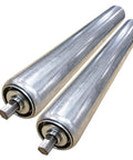 Heavy Duty Conveyor Rollers Galvanized Steel Gravity Roller 36 Inch Between Frame 1.5 Inch Diameter For Assembly Lines Two Pack