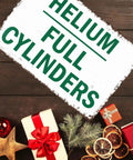 Industrial Vintage Metal Wall Art Sign Featuring Full Helium Cylinders For Rustic Loft Decor Built Tough In Heavy Duty Aluminum Construction Rust Resistant Finish Durable In Humidity And Temperature Fluctuations. 8x12 sign, angled view