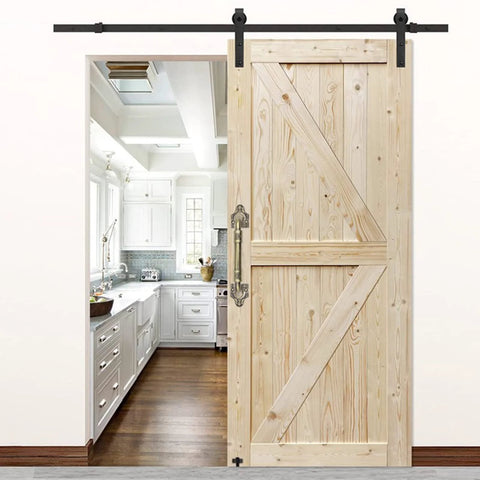 Antique Bronze 10 Inch Sliding Barn Door Handle No Drilling Two Sided Design Easy Install Rustic Pull For Interior Doors