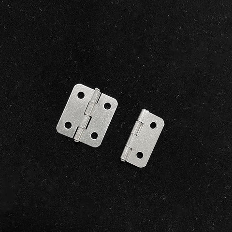 Antique Mini Hinges 50 Piece Set With Replacement Screws For Wooden Boxes Jewelry Chests And Cabinets DIY Projects 18x16mm