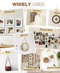 Image showing various uses of the Killer 322 Piece Picture Hanging Hardware Kit With Heavy Duty Wall Mount Anchors.