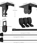 Ceiling Storage Hoist For Rooftop Carriers And Gear Heavy Duty Garage Pulley Lift System parts layout and dimensions.