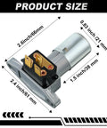 Straight Up Headlight Dimmer Switch For Cars And Trucks With Three Terminal Dash Toggle Slides Right In Clean measuring 2.6x2.4x1.5 inches.