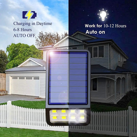 4 Pack Solar Fence Post Lights Black Modern Outdoor Wall Mount LEDs 8 LEDs 5W Equivalent 6000K Daylight White IP65 Waterproof