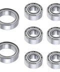 1/10 Scale Aluminum Steering Blocks C Hubs Axle Carriers And Caster Brackets Blue Anodized RC Replacement Kit bearings set