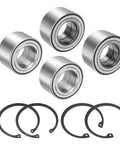 Heavy Duty Front And Rear Wheel Bearings For Polaris Sportsman Ranger Ace 400 500 570 600 700 800 40X74X40Mm with steel seals and snap rings.