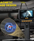 Articulating Video Borescope Endoscope With 210 Degree Bidirectional Camera Head 6.25mm Ultra Thin Probe on engine bay
