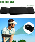 Golf Swing Arm Band Training Aid For Correct Posture And Stable Swing Pro Grade Foldable Elastic Band, 33in circumference, 3.15in width