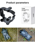 Mavic 4 Pro Propeller Holder With Magnetic Attraction Stabilizer And Fixed Mount Guard Strap next to packaging.