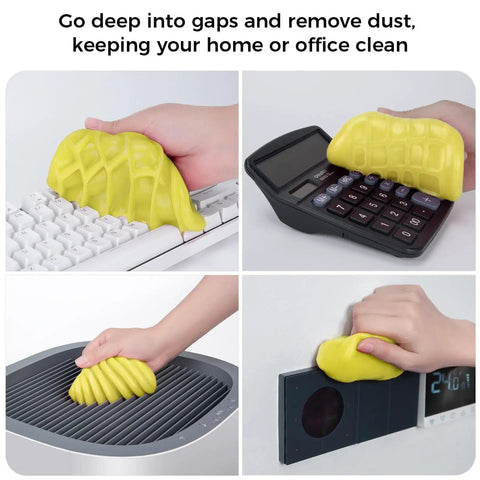 Universal Cleaning Gel For Keyboards Electronics Gadgets Cars And More Safe Dust Remover Kit 160g used on keyboard and calculator