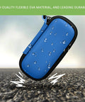 Hard Travel Case For KardiaMobile EKG Monitors 1 Lead 6L 6L Max With Pill Box Carabiner Clip Anti Shock Foam on wet surface