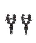 Rhino Grip XL Rack And Handlebar Mount For ATV And E Bike, heavy duty rubber, pair shown, holds up to 15 lbs of gear