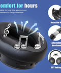 Over Ear Bluetooth Headphones with Badass 65 Hour Battery Hifi Stereo Sound That Knocks Your Socks Off plush earcups for comfort.