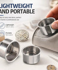 Top Grade Stainless Steel Mesh Watch Parts Cleaner Basket For Ultrasonic Jewelry Care showing lightweight and portable mesh baskets.