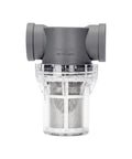 Front view of 1 Inch Female NPT In Line Strainer for Garden Hose and High Pressure Washer Sediment Filter with 60 Mesh.
