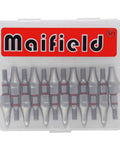 Stainless Steel Screw In Archery Field Points 12 Pack With Silicone Rings For Tougher Targets And Cleaner Arrow Flight