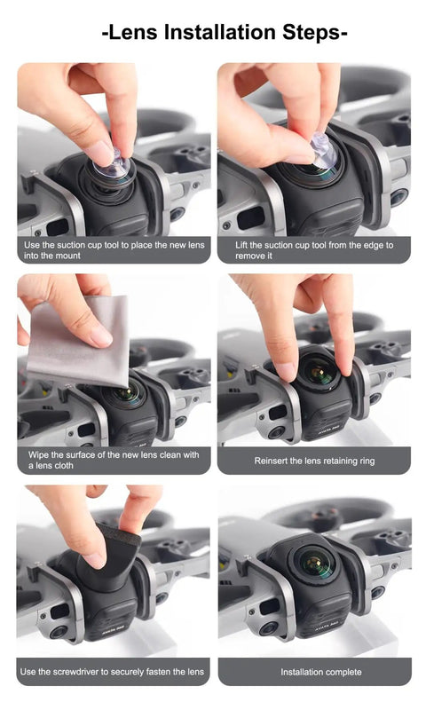 Optical Glass Lens Replacement For Avata 360 Drone Lens Cover With High Transparency Restores True Aerial Image Quality