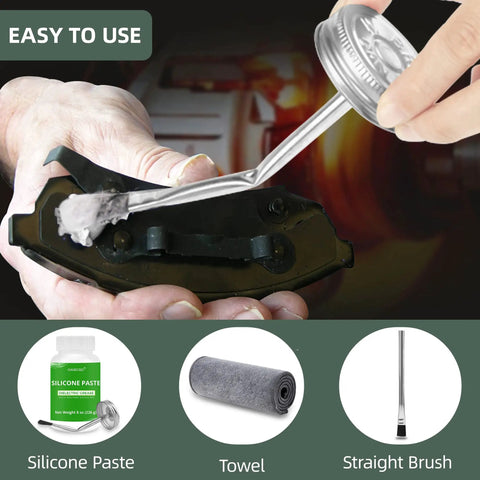 Applying 8oz Silicone Dielectric Grease For Electrical Connectors And O Rings Waterproof For Marine Automotive with brush