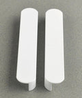 5 Pack Matte White Cabinet Handles For Kitchen Cabinets And Furniture Modern Drawer Pulls Center To Center Five Inches Length