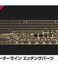 Box art and model parts of Nagato 1927 Japanese Navy Battleship 1 to 700 Scale Waterline Plastic Model Kit, Unassembled and Insanely Detailed Warship Build
