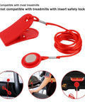 Two Pack Universal Treadmill Magnetic Safety Keys Round Emergency Stop Magnets Replacement Treadmill Keys For Most Machines