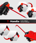 All In One Allen Wrench Set SAE Metric Torx Magnetic Ball End T Handle 27 Piece Kit For Home Auto DIY Pros Includes Magnetic Ball End Easy Grip Precise Hex And Torx Fit Heavy Duty Construction Magnetic Tip Keeps Bits In Place. T-handle hex wrench