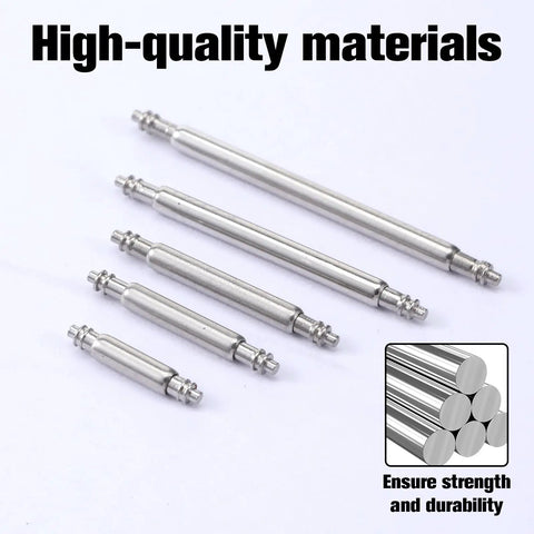 78 Pcs Watch Pins Replacement Kit Stainless Steel Spring Bars in various sizes for metal and leather watches.