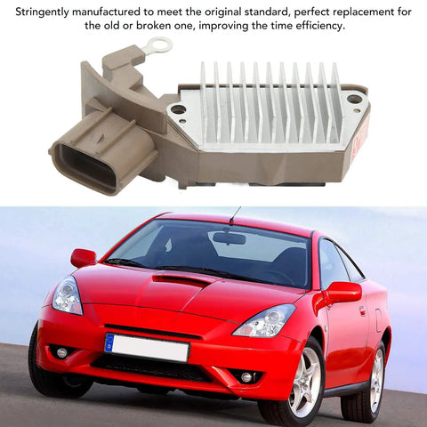 Heavy Duty Alternator Rebuild Bearing Kit For Toyota Vibe And Corolla Equipped With 1zzfe Motor, showing component and red car.