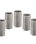 5 Piece Stainless Steel Wire Thread Insert Kit With Protective Coil Sleeve For Screw Repair Heavy Duty M24x3x3D