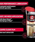 Pro Grade Garage Door Lubricant Twin Pack With Smart Straw Sprays 2 Ways 11 Oz Each for smooth operation and rust prevention