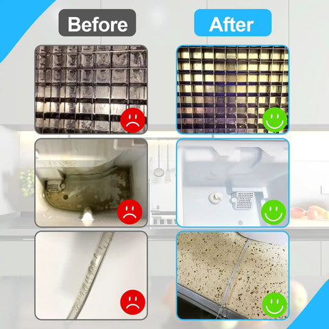 Ice Maker Cleaning Brush Kit For Countertop Machines No Fuss Deep Clean With 2 Extra Long Pipe Cleaners comparison before and after cleaning results