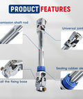Steering Column Lower Intermediate Shaft Replacement for Ford F-150 2009 2010 2011 2012 2013 2014 and Lincoln Navigator With U-Joint Coupler Built Tough High Strength Steel and Anti Rust Protection for Long Lasting Performance. product features
