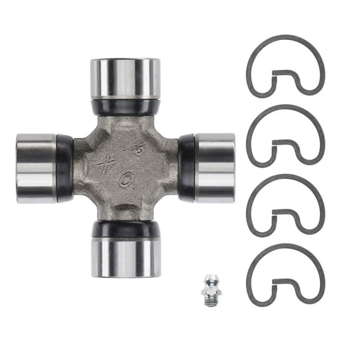 Greaseable Premium Universal Joint for Ram Trucks and SRT Viper, Heavy Duty U Joint Fit 2011 to 2018 Ram 1500 2500 3500 4500 5500 and 2013 to 2014 SRT Viper, Easy Install and Long Lasting Performance. Grease fitting and clips shown