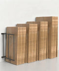 Heavy Duty Portable Cardboard Box Storage Rack And Bulk Packaging Organizer With No Sweat Setup for sorting flat cardboard stacks.