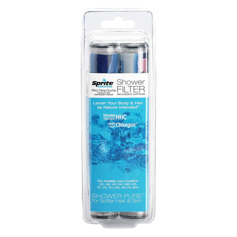 HHC-2 Handheld Shower Filter Cartridge 2 Pack Replacement For Original Royal Handheld Shower Hose And Shower Head Blue Easy Install No Brainer Replaces Every 3 Months Removes Chlorine And Impurities