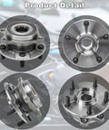 Pair Of Front Wheel Hub And Bearing Assemblies 513258 For Rav4 2006 To 2018 Mirai 2016 To 2020 And Scion tC 2011 To 2016 Drop In Ready Direct Replacement OEM Quality 2 Pack