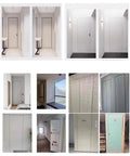 Multiple angles of Rock Solid Paintable Aluminum Drywall Access Panel Door For Walls Ceilings Or Floors With Sturdy Handle No Sweat Install Quick Electrical And Plumbing Inspection Smooth Finish.