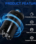 Beast Hydraulic Motor 103-1037 Replacement for Eaton Char-Lynn S Series With 11.4 Cu In Per Rev Displacement and 304 RPM High Torque Low Speed Orbital Powerhouse for Construction, Agriculture, and Mining cast iron housing with extended bearing life