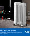 Smart Temp And Humidity Sensor T310 With Real-Time Alerts, Requires Tapo Hub, Swiss-Made High-Accuracy Sensor, Free Data Storage, Long-Lasting Battery Life For Your Home Climate Setup on radiator automation scene