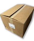 Brown cardboard box labeled 9 inch paint roller covers with three eighth inch nap for flat eggshell and satin paints.
